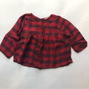 Zara Baby Plaid Top